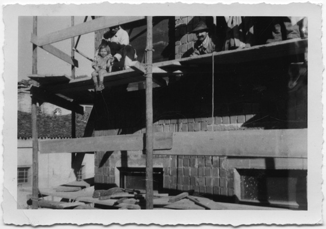 Cantiere per la sopraelevazione del Ristorante Posta