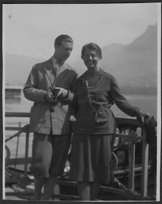 Mario e Irma Bernasconi al porto