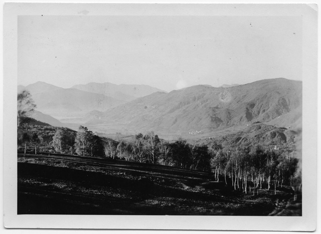 Veduta dai monti di Roveredo