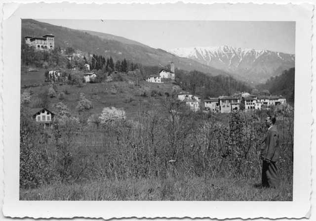 Veduta di Cagiallo e Lopagno con l'istituto Don Orione