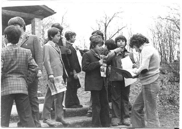 Riprese del cortometraggio "Pro publicitas" a Porza