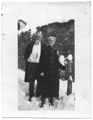 Hans e Ida Wyss a Comano