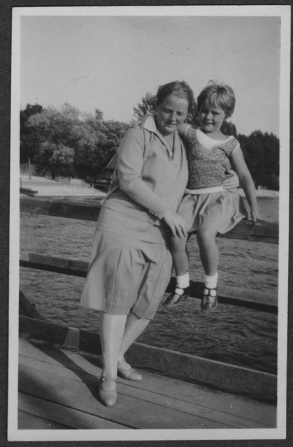 ? Göbbers con la figlia Annelise