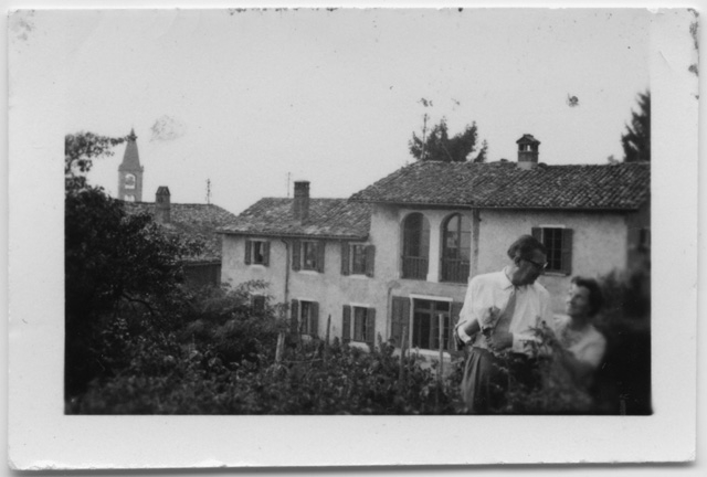 Albergo Piccolo Mondo a Comano con i proprietari Jean (dr.) e Bonny de Graaf