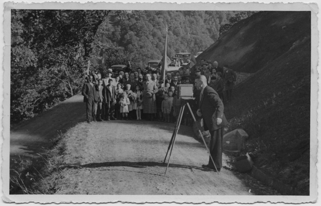 Inaugurazione della strada di Piandera con il fotografo Giacomo Campana