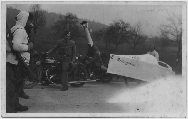 Gruppo mascherato al carnevale di Uznach