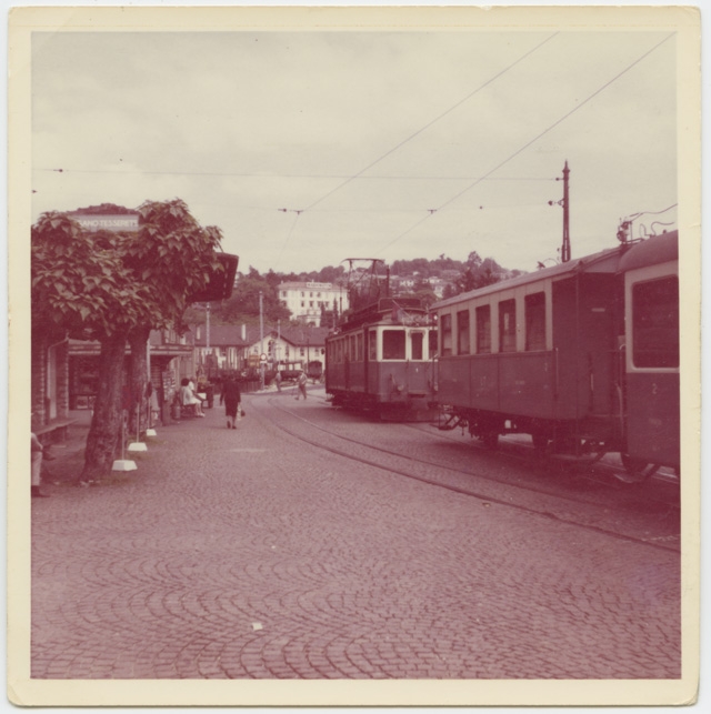 Ferrovia Lugano-Tesserete alla stazione di Lugano