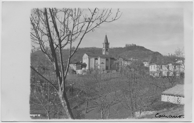 Veduta di Comano dal Ciossétt