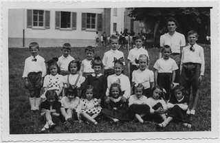 Classe elementare di Cagiallo in posa