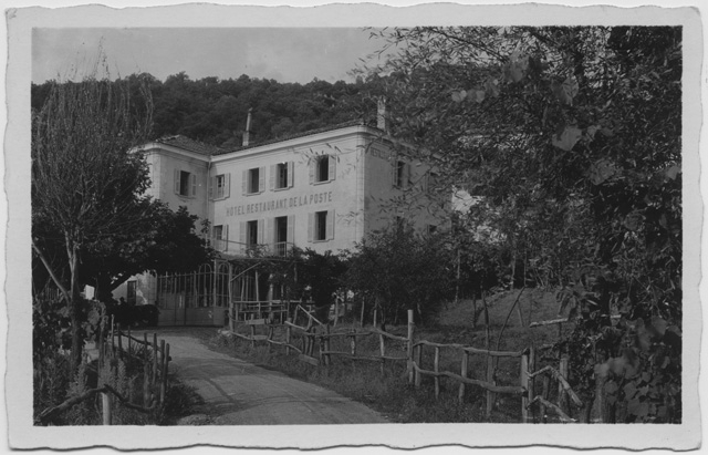 Cartolina dell'Hotel Posta a Sonvico
