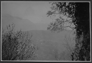 Veduta su Vaglio dai monti sopra Bigorio