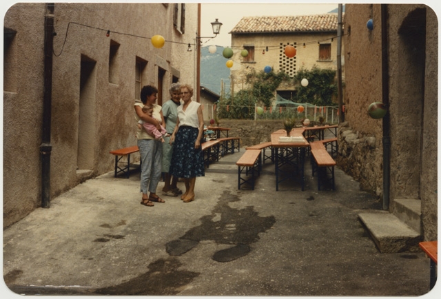 Primo raduno di via al Forte a Comano