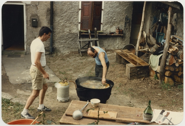 Primo raduno di via al Forte a Comano