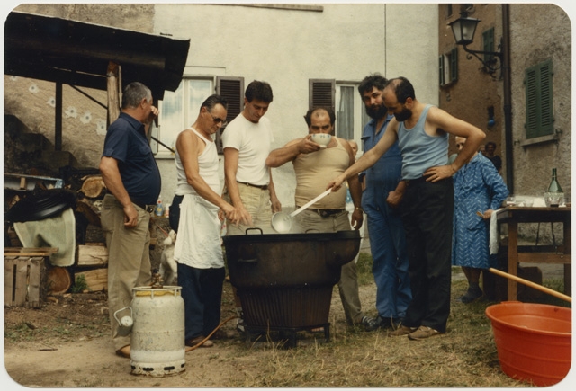Primo raduno di via al Forte a Comano