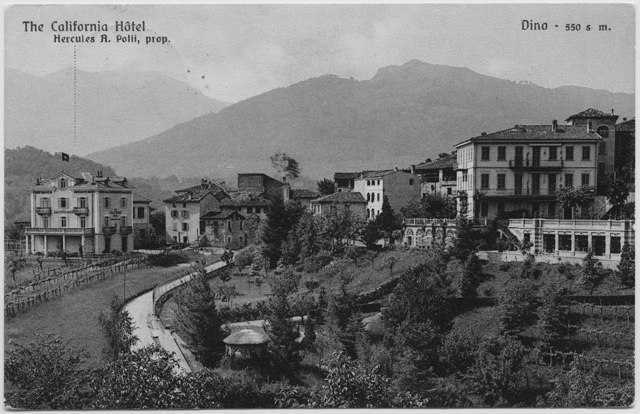 Cartolina di Dino con l'Hotel California