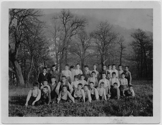 Classe scolastica in posa a Bigorio