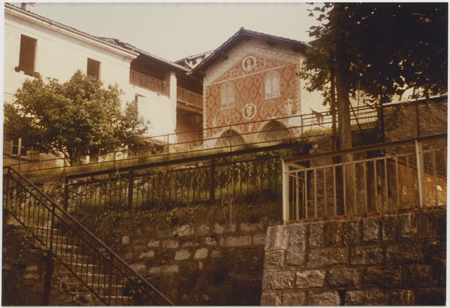 Veduta di casa Fontana a Tesserete