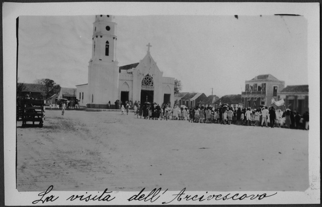 Veduta di una chiesa in Sudamerica