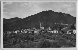 Cartolina di Vaglio con Bigorio e il Convento