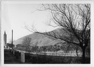 Strada per Sala Capriasca e Chiesa S. Antonio Abate