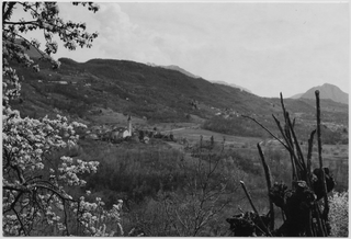 Veduta di Ponte Capriasca dal monte San Zeno