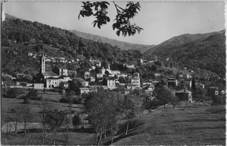 Cartolina di Tesserete con Almatro e Campestro