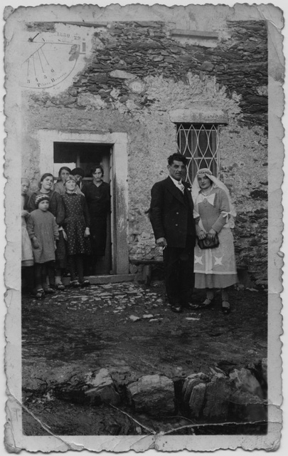 Matrimonio di Costante e Pierina Bricalli a Cimadera