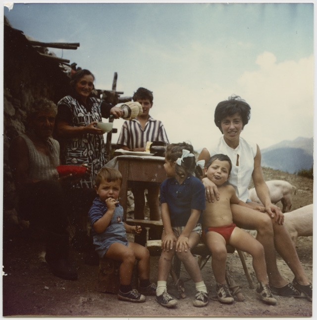 Famiglia Bricalli all'alpe Pianca Bella