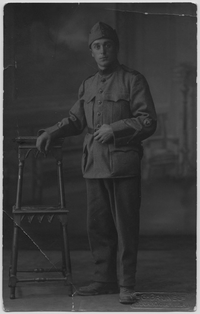 Giuseppe "Pepin" Bassi in divisa militare