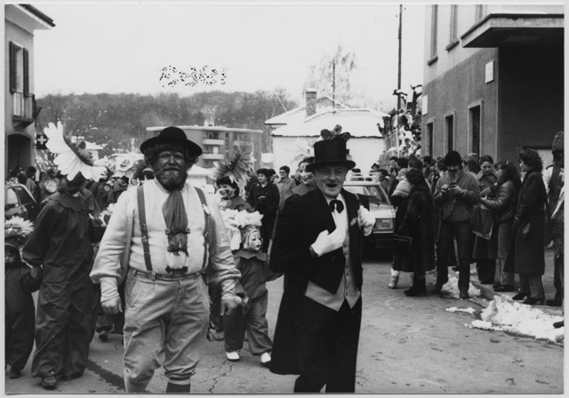 Or Penagìn e il ministro Porta Penagia al carnevale di Tesserete