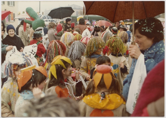 Corteo dei bambini al carnevale di Tesserete