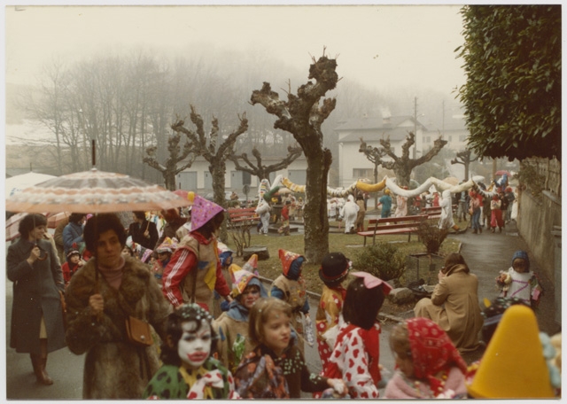 Corteo dei bambini al carnevale di Tesserete
