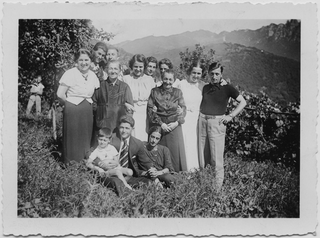 Gruppo in giardino a Treggia