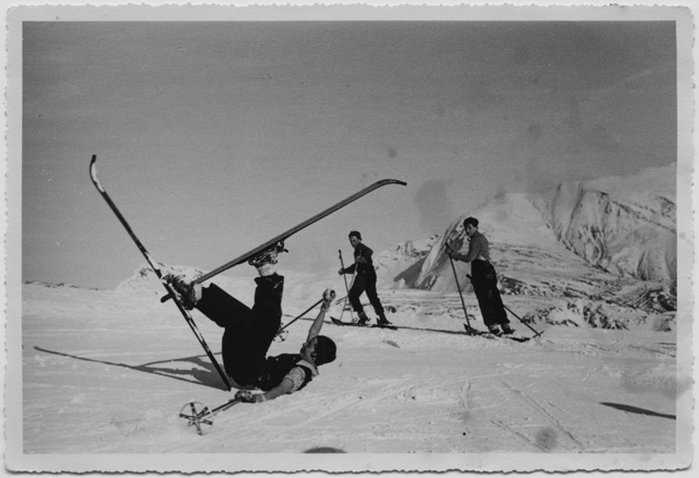 Sciatori al Monte Bar