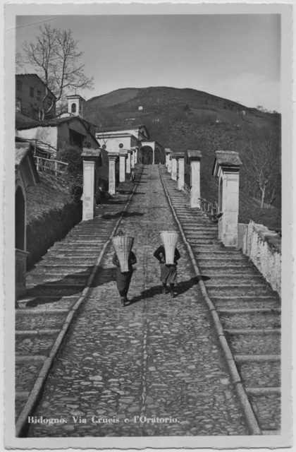 Cartolina della Via Crucis di Bidogno