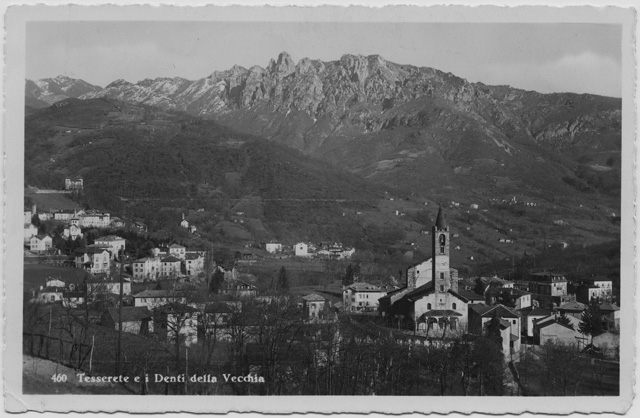 Cartolina di Tesserete e i Denti della Vecchia