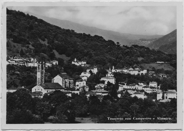 Cartolina di Tesserete con Campestro e Almatro
