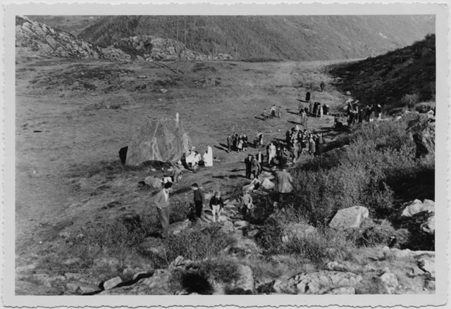 Messa all'aperto a Gola di Lago