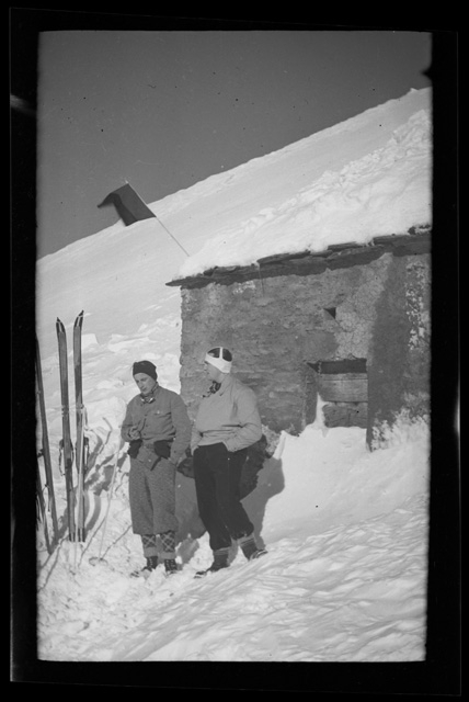 Sciatori all'alpe Musgatina