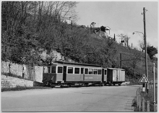 Convoglio della ferrovia Lugano-Tesserete alla Sassa
