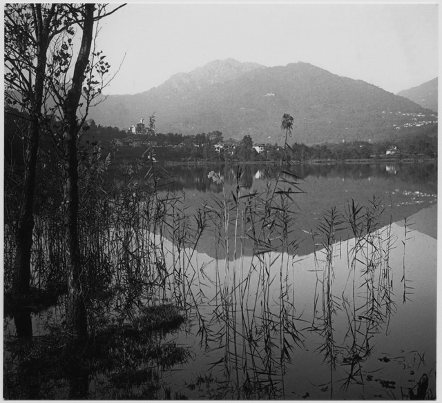 Veduta del lago di Origlio