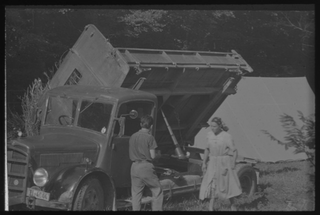 Lavori di costruzione del campeggio Parco al Sole a Ponte Capriasca