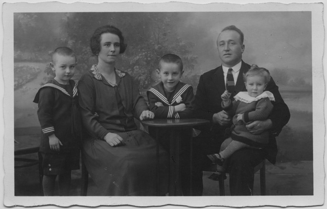 Famiglia Domeniconi in posa