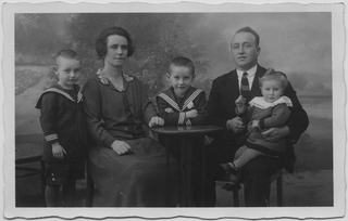 Famiglia Domeniconi in posa