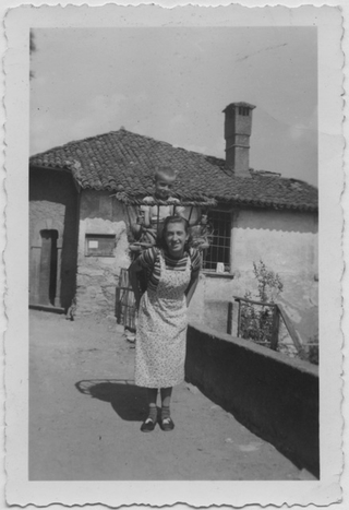 Rino e Rina Canonica a Bidogno