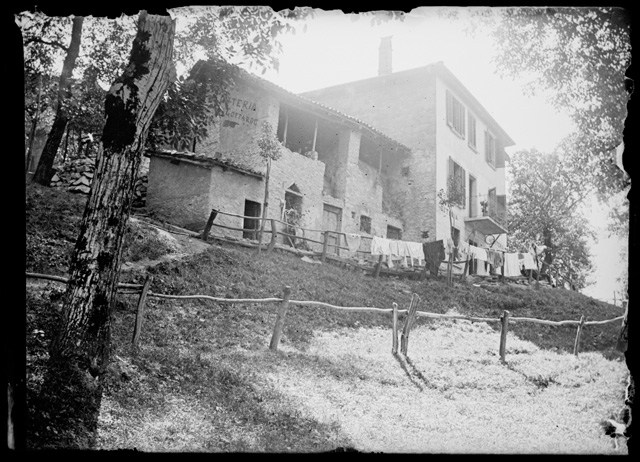 Veduta dell'osteria San Gottardo a Cureggia