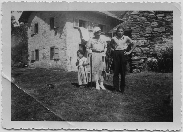 Coppia con bambino a Condra