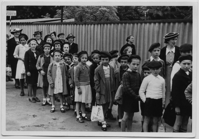 Scuole di Tesserete al raduno scolastico con la maestra Emma Torrazza
