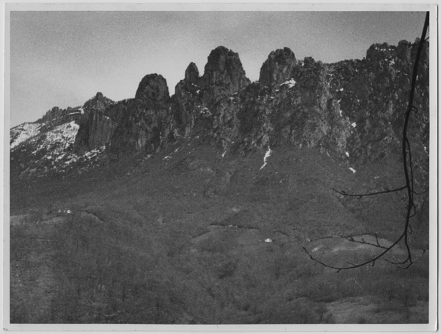 Veduta dei Denti della Vecchia