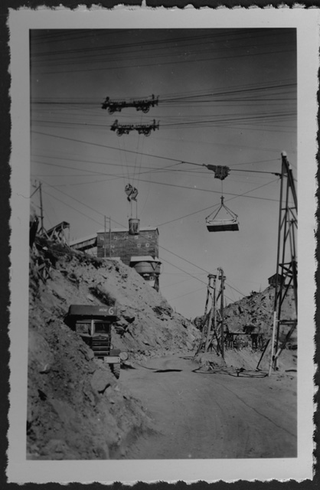 Costruzione della diga Grand Dixence